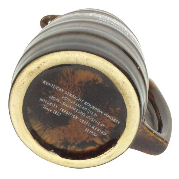 Seagrams Benchmark Premium Bourbon Barrel Ceramic Pitcher Vintage Whiskey Jug - Picture 6 of 7
